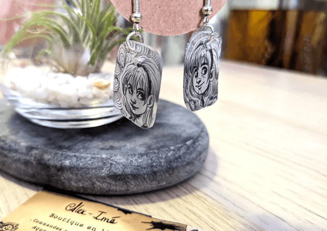 Jeune Fille, Boucles d'oreille, petit format