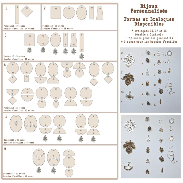 Chats-Pirates, boucles d'oreilles, format moyen, avec breloque