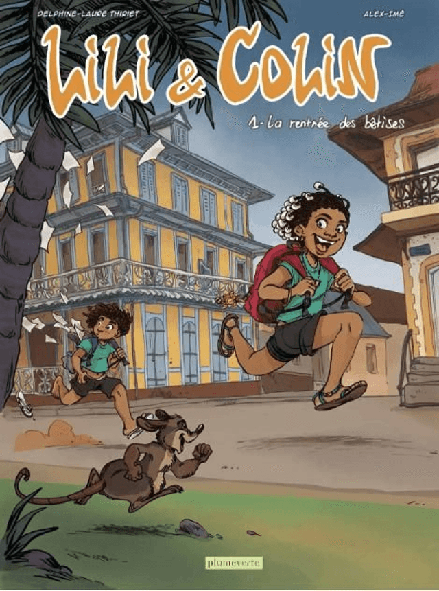 Pré-commande _ Album de bande dessinée &quot;Lili et Colin, tome 1, La Rentrée des Bêtises&quot;, dédicacé
